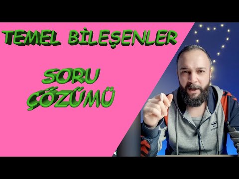 TEMEL BİLEŞEN SORU ÇÖZÜMÜ // CANLILARIN TEMEL BİLEŞENLERİ // TYT // YKS2022