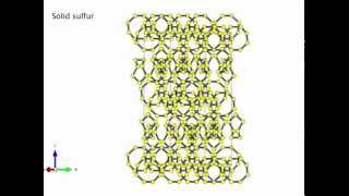 Solid Sulfur Visualization