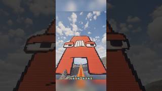 All 26 Alphabet Lore letters, from A to Z, in one Minecraft train! 🚂 #shorts