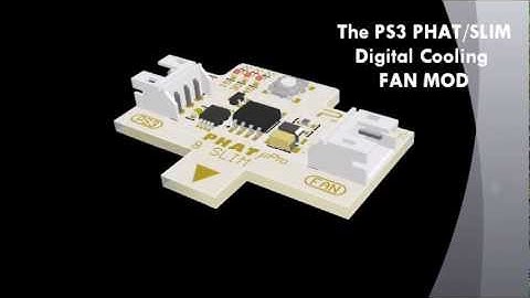 PS3 Fan Cooling MOD - Dual mode DIGITAL (YLOD) - PS360