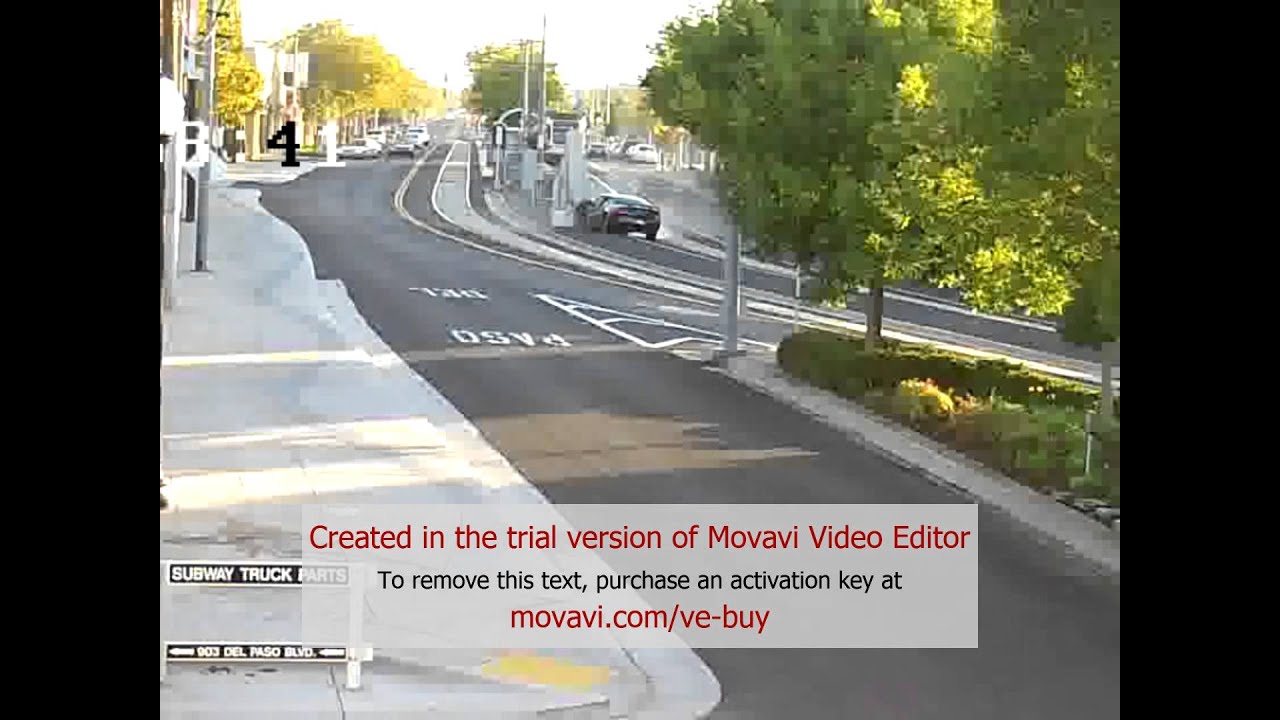 Car crash near Subway Truck Parts Del Paso Boulevard YouTube