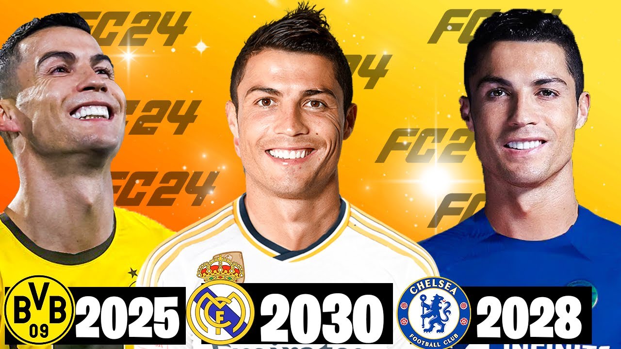 ÚJRAJÁTSZOTTAM CRISTIANO RONALDO KARRIERJÉT!😱 AZ EA FC 24-BEN!