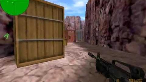 Counter Strike 1.6 de_nuke gameplay