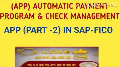 SAP-FICO ( Session- 57) APP (PART- 2) | APP CONFIGURATION IN SAP-FICO IN ENGLISH | SAPFICO TRAINING|