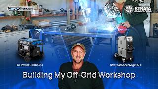 Off-Grid Shed Power Setup | GT10000Ei Generator Running a Strata AdvanceMig255C Welder