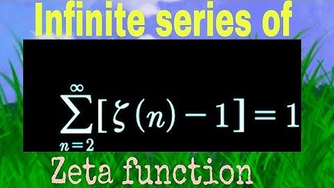 Infinite sum of Zeta function-1