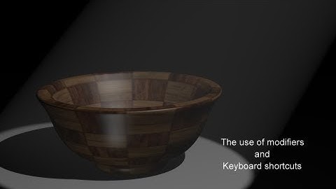 Blender for Beginners Using modifiers and keyboard shortcuts