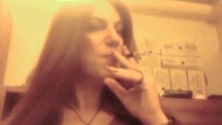 Short Smoke in Orange Dress