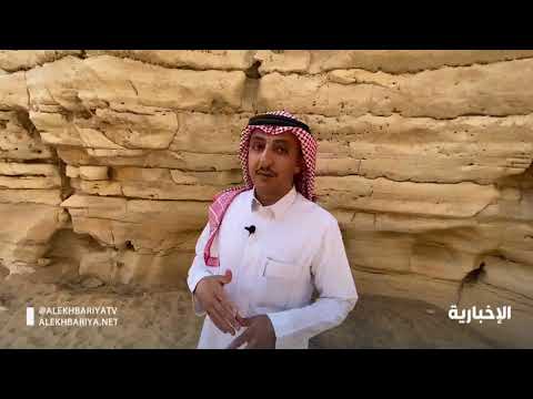 وادي ماوان يتوسط المزارع وأشجار الطلح في الدلم