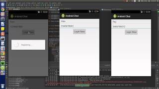 Android Chat Application using GCM (Google Cloud Messaging) screenshot 1