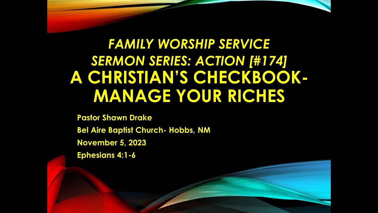 BABC Family Worship November 5, 2023