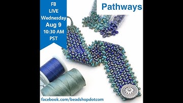 FB Live beadshop.com Pathways Cuff