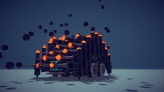 Besiege v0.08 - Cannons N&#39; Spikes