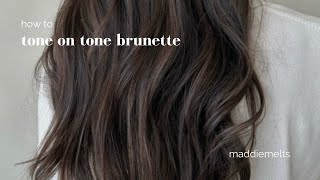 TONE-ON-TONE BRUNETTE BALAYAGE: Complete Guide