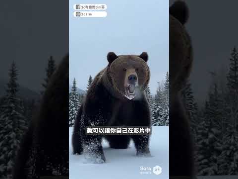 OpenAI Sora實測！可以生成AI影片！#openai #soraai #shorts