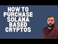 How to buy any crypto with a solana wallet on the solana blockchain