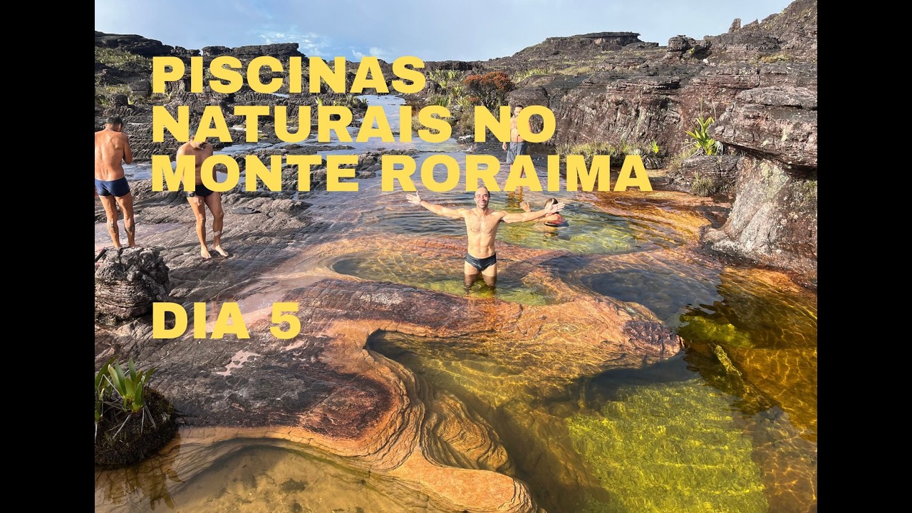 Existem PISCINAS NATURAIS no Monte Roraima? 🔥 Maverick + La Ventana - DIA 5