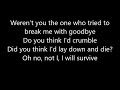 I Will Survive~Gloria Gaynor~Lyrics