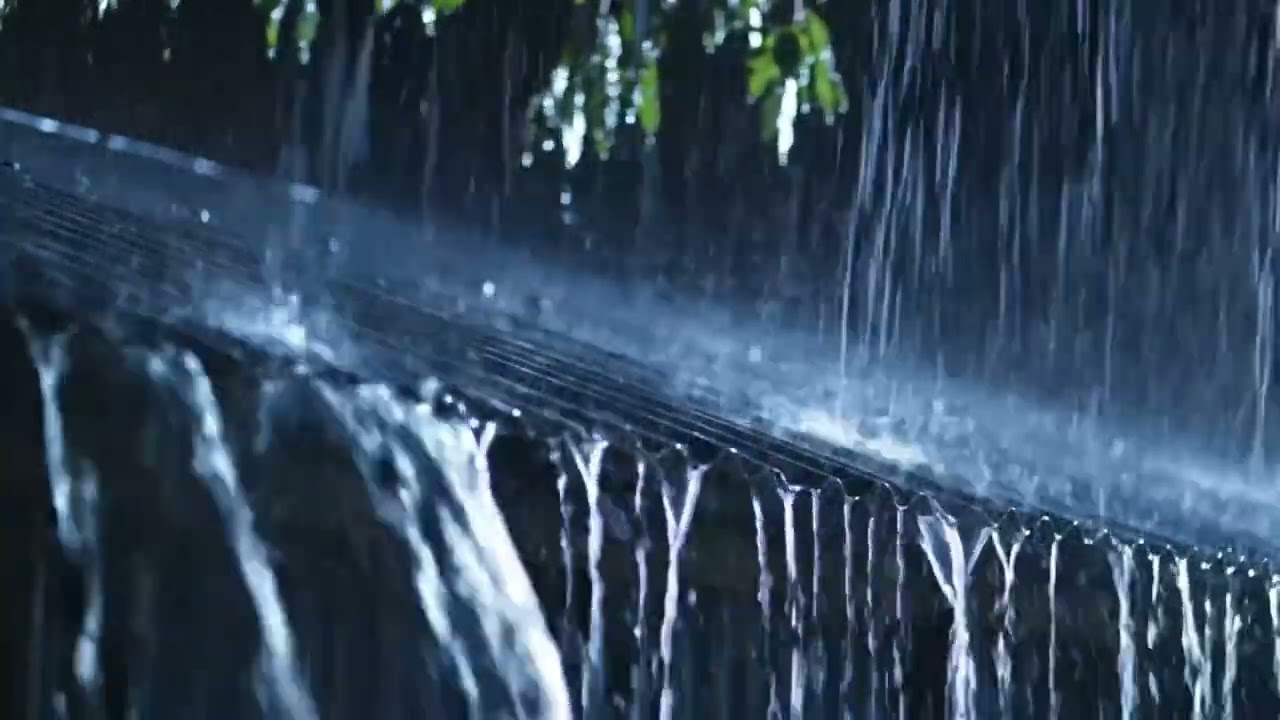 Rainy Night ASMR on Tin Roof, Cozy Poetic Soundscape for Sleep and Quiet Calm Asleep 03