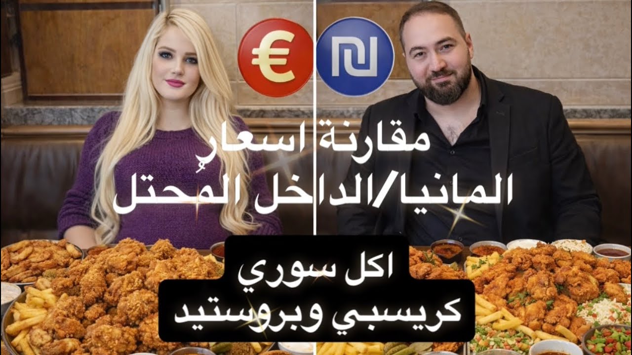تجربة اكل سوري/مقارنة اسعار المانيا/الداخل المحتل