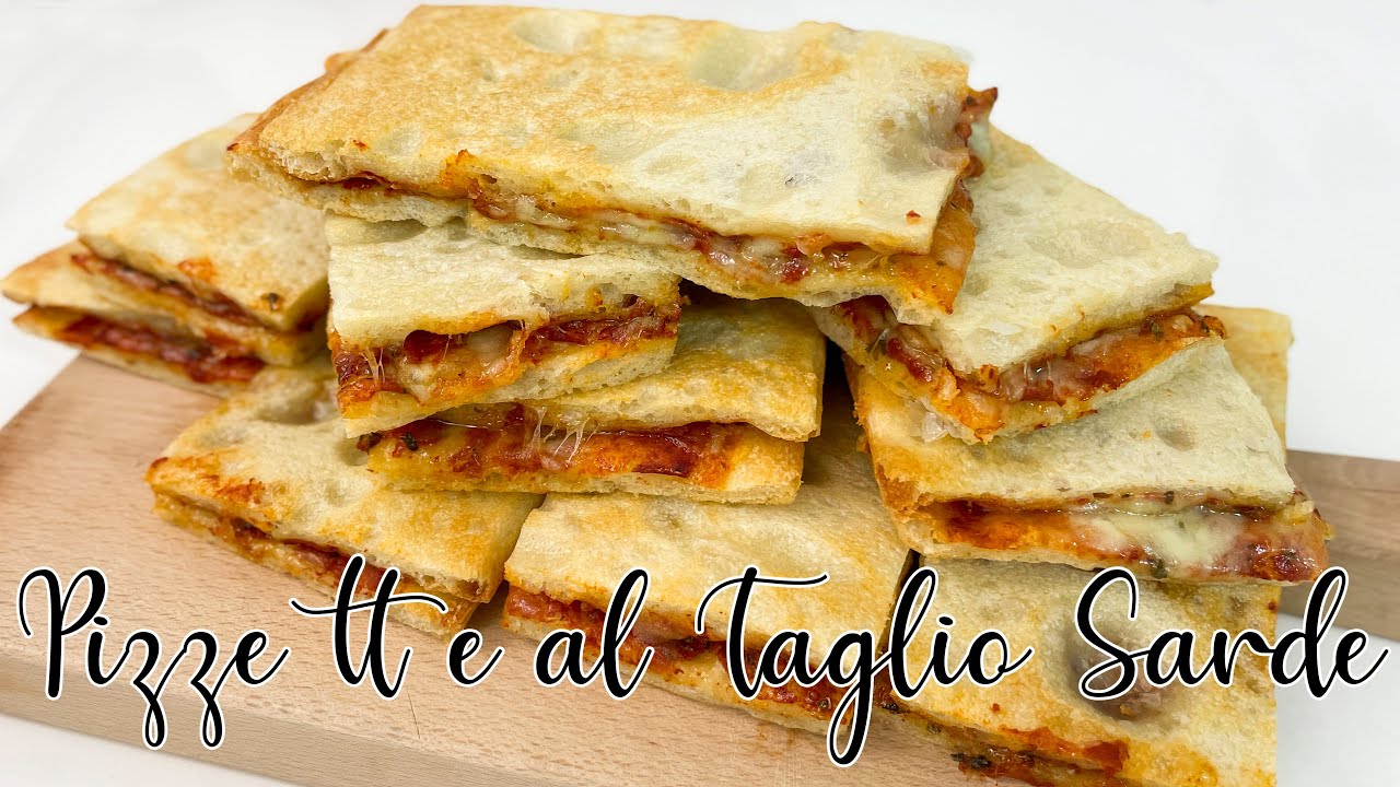 PIZZETTE al TAGLIO SARDE - LO STREET FOOD all'italiana