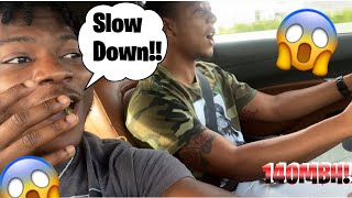 Teaching My Little Brother How To Drive!! (Didn’t End Well!)