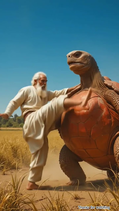 'Grandma Bathed in Cobra Juice, But Turtle Became the Real Hero! #grandmother #cobra #juice #turtle