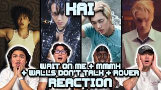 OUR FIRST TIME WATCHING KAI! | Wait On Me + Mmmh + Rover + Walls Don't Talk Wealth