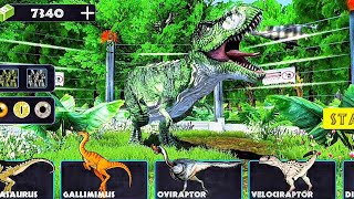 Epic Dinosaur Battle Gameplay in Jurassic Clash | Velociraptor vs T-Rex Fight in Jungle 🔥🦖. 