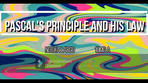Blaise Pascal and his Principle