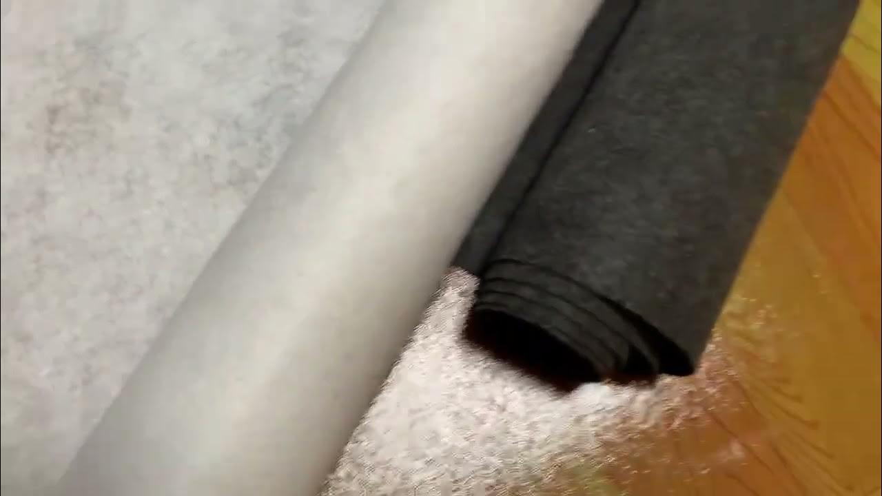 White wool blended felt floor protection felt roll protection painter