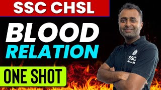Blood Relation in One Shot  | Complete Revision | Zero To Hero | FOR SSC CHSL