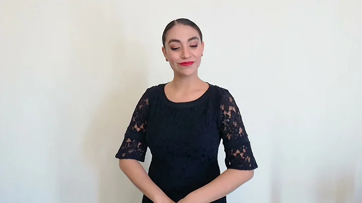 Das Veilchen - W. A. Mozart - Soprano Paola Orozco.
