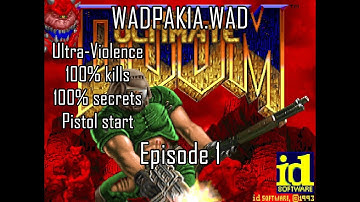 Doom: WADPAK1a.wad - Episode 1 (Ultra-Violence 100%)