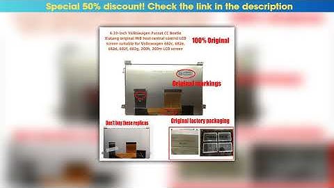 Best Seller OEM 6.5" MIB STD2 680 200 600 Radio Touch Screen Digitizer LCD DISPLAY TDO-WVGA0633F000