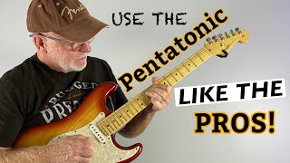 How To Use The Pentatonic Scale Like The Pro’s!!! Intermediate Lead Guitar Lesson