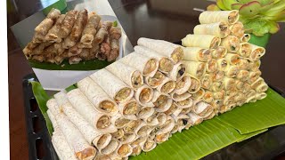 👌Tuyệt Chiêu Chiên Chả Giò Không Ngấm Dầu Với Hai Loại Vỏ / Vietnamese Egg Rolls