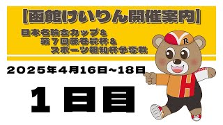 (2025/4/16) 　日本名輪会カップ＆第7回藤巻昇杯＆スポーツ報知杯争奪戦　１日目｜函館競輪