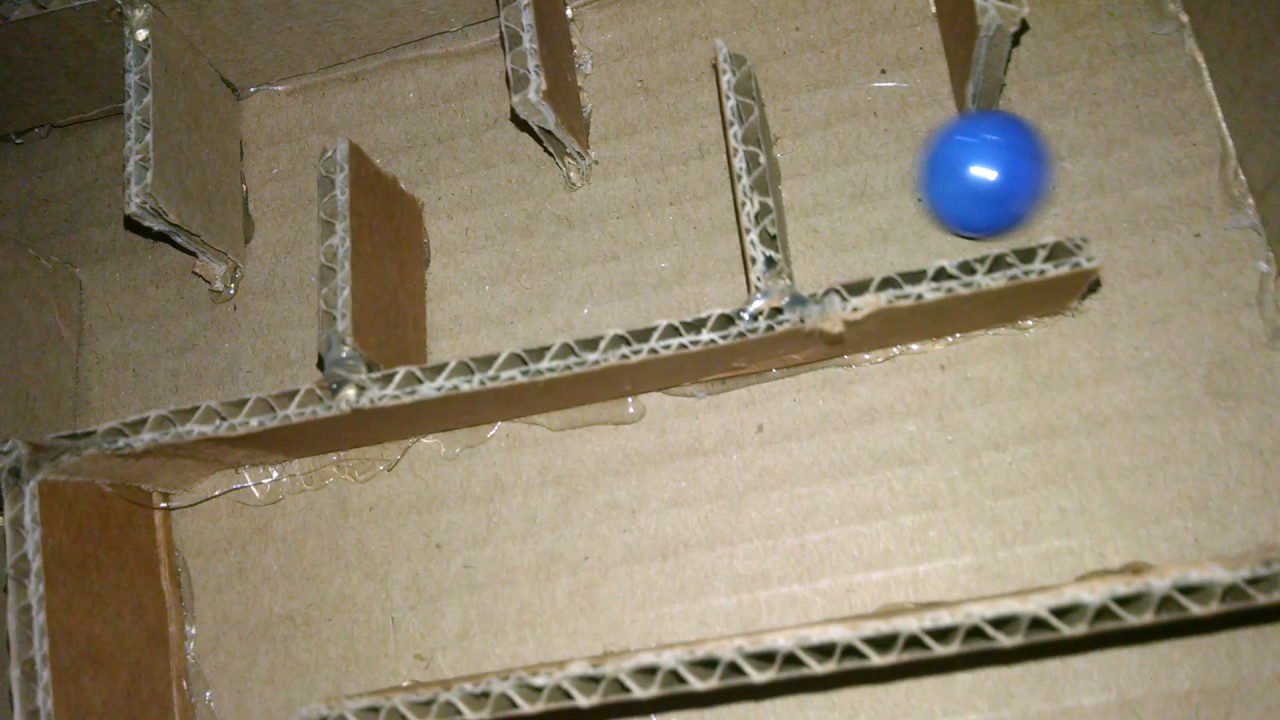 Homemade marble maze YouTube