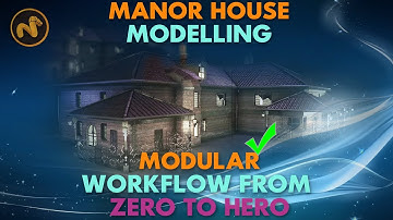 How to make Manor House Modo Foundry Full Workflow