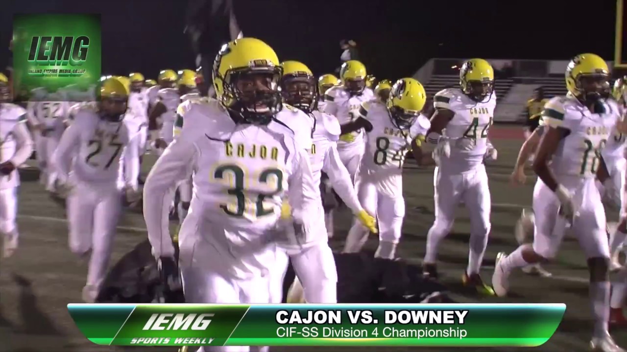 IEMG Sports Weekly FOOTBALL Cajon wins the CIF Southern Section