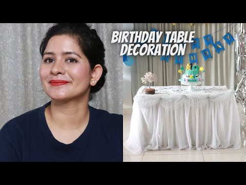 Video: Birthday Table Decoration