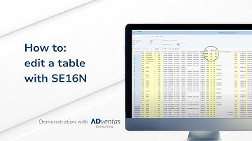How to edit a table with SE16N