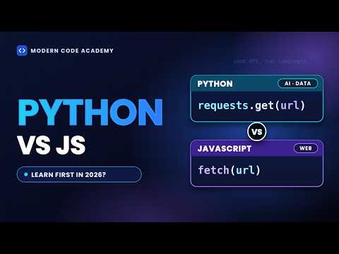 Python vs JavaScript in 2026: Which Should You Learn?