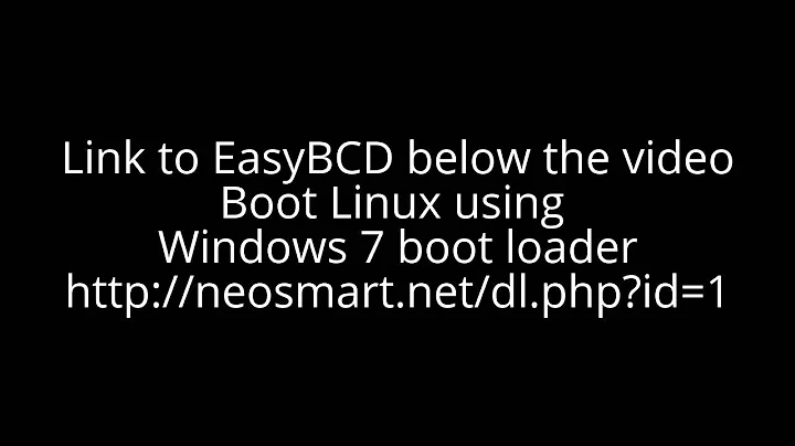 Boot Linux using Windows 7 boot loader FIX GRUB AFTER WINDOWS INSTALLATION