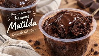 The Famous Matilda Chocolate Cake Cups 🍫 | Rich, Moist & Ultra Chocolatey