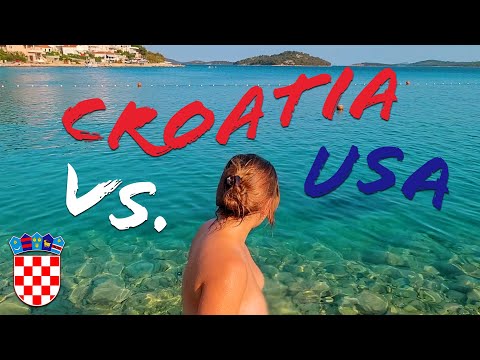 20 Differences Between Tisno, Croatia and California, USA! // Travel Vlog