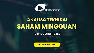 Download Lagu Analisa Teknikal Saham Mingguan 24 November 2025 - YB AO208 MP3