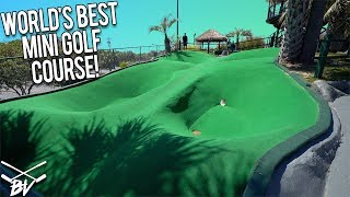 RETURNING TO THE BEST MINI GOLF COURSE IN THE WORLD! - CRAZY MINI GOLF SHOTS AND INSANE HOLE IN ONES