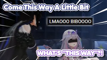 Biboo Gets Frustrated with Nerissa’s Vague Directions in the Advent 3D Collab
